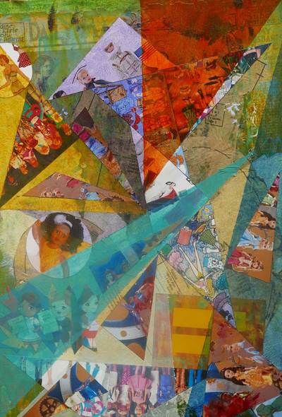 Triangle Shirtwaist Factory - Collage by Pamela Pitt